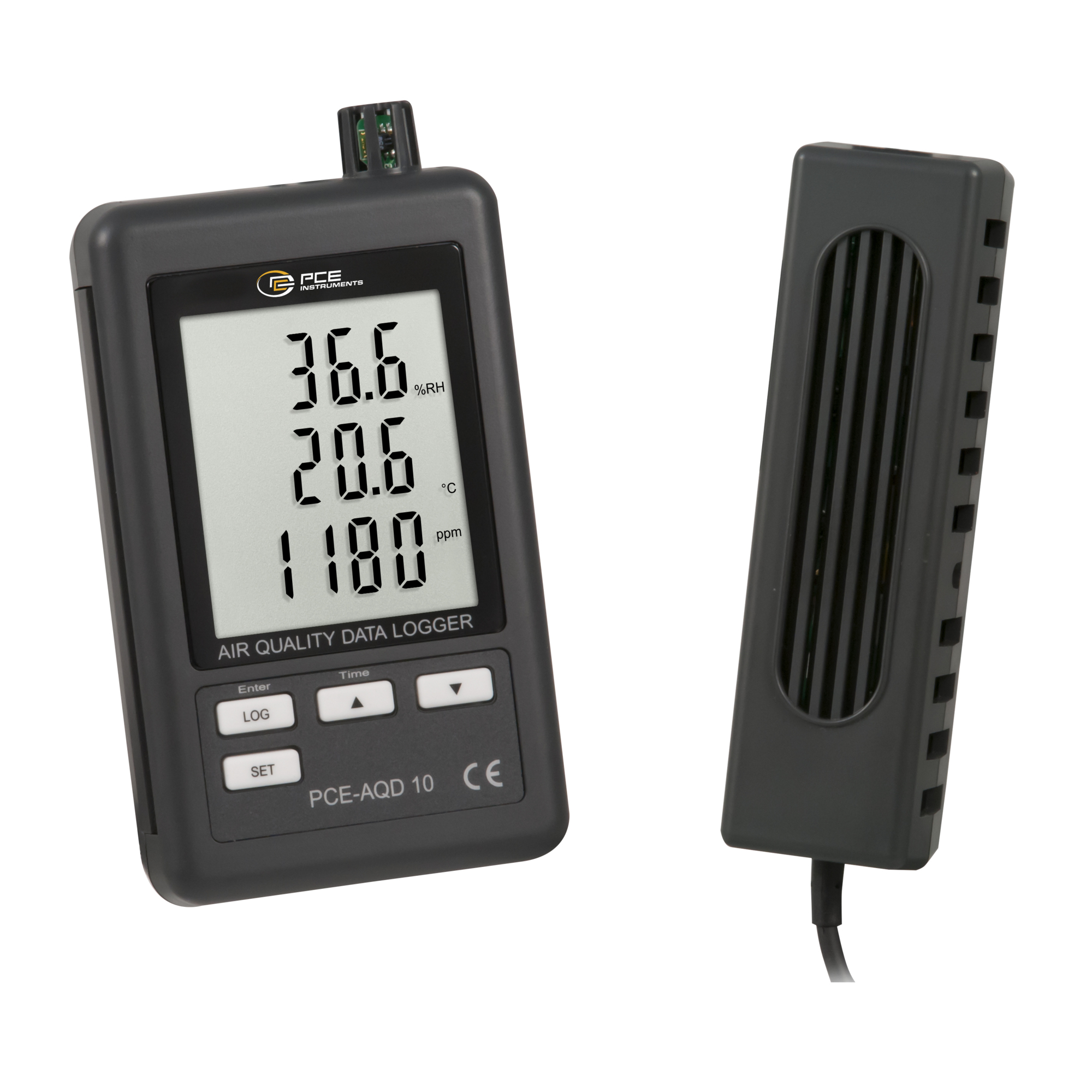 PCE Air Quality Station — CO2, Humidity, Temperature Datalogger, Model# PCE-AQD 10